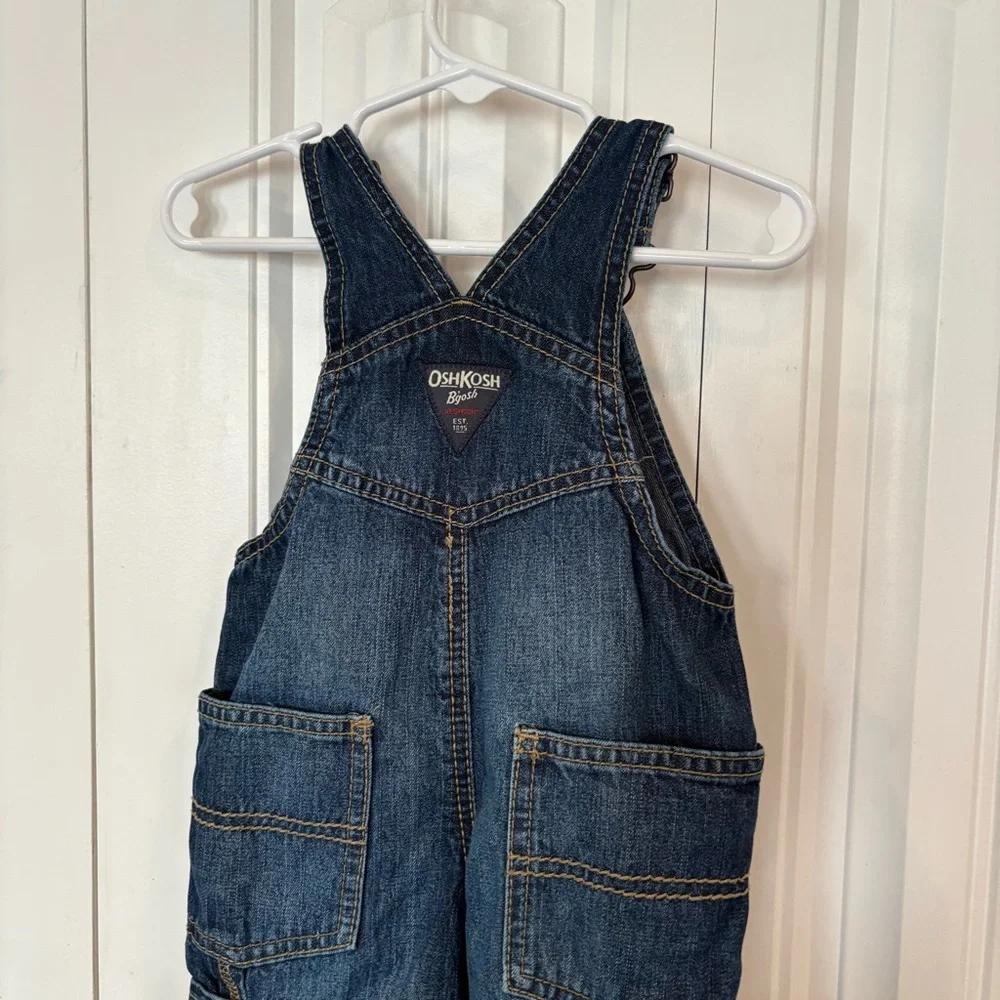 Osh Kosh Denim Overalls Size 9‎ Months